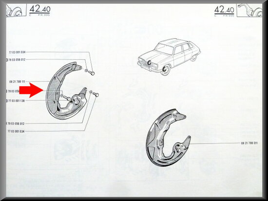 Splash wall in front on the right R16 >1968.