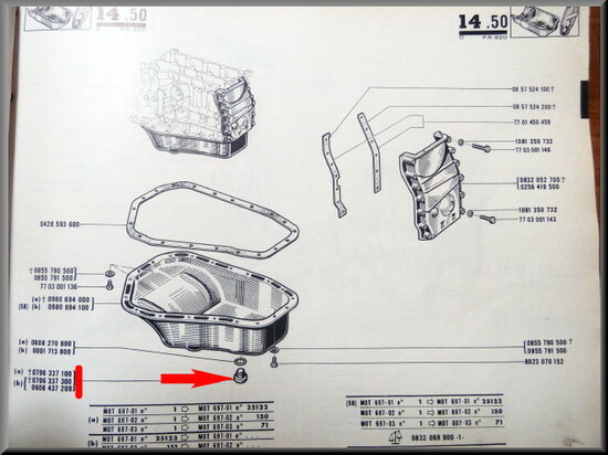 Drain plug oil carter 16 mm (magnetic).