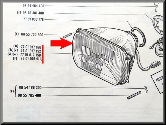 Koplamp (Kangeroo), Cibie R16 TS type 2.