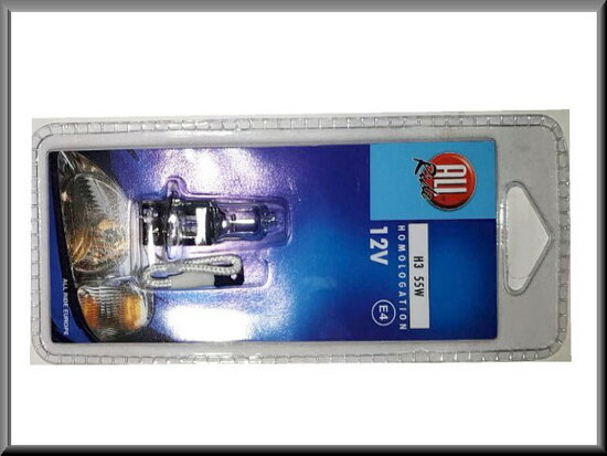 Halogen lamp headlight high beam R16 TS.