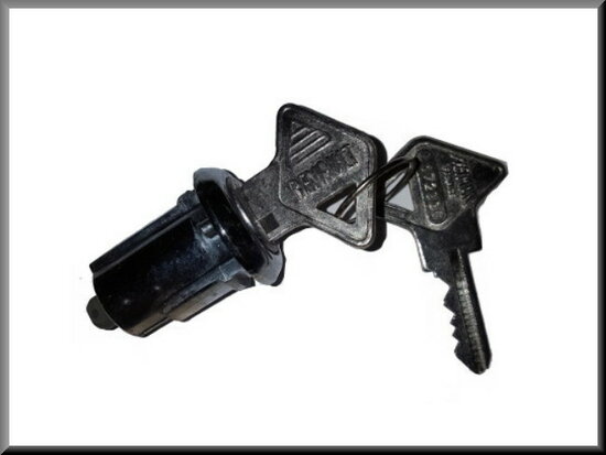 Barillet de porte R16TX,1973-1980, avec fermeture centralisée (2 clés)/