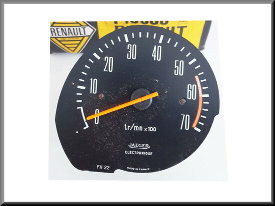 Tachometer R16 TX (2nd type 1976-1980).