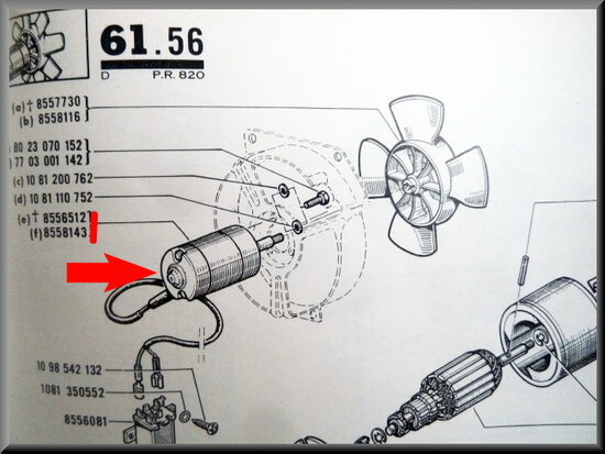 Engine radiator fan R16 LTS and Lotus Europe.