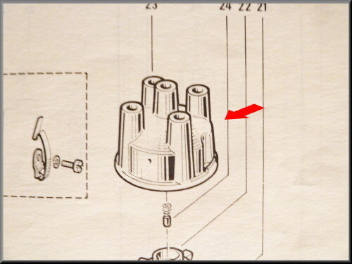 Tête d'allumeur Ducellier.