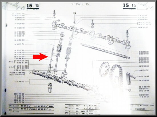 Klepstoterstang R16 L-TL-GLS