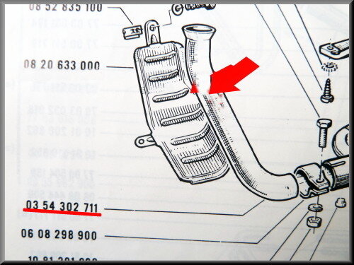 Collecteur d'echappement R16 L-TL-TA.