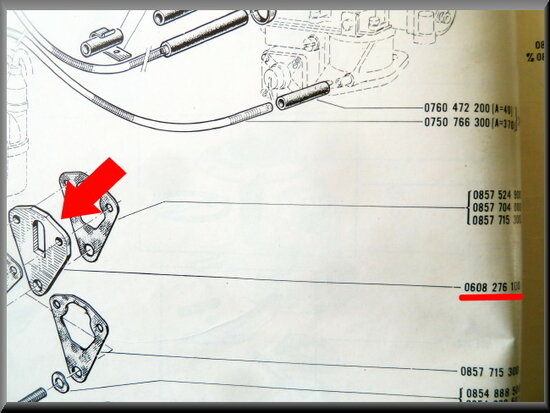 Petrol pump gasket (Bakelite) R16 L-TL.