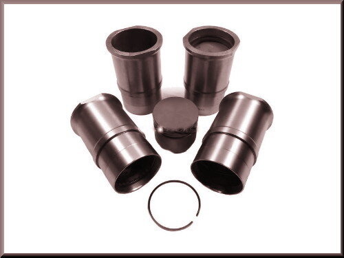 Chemises et pistons R16 TL. 