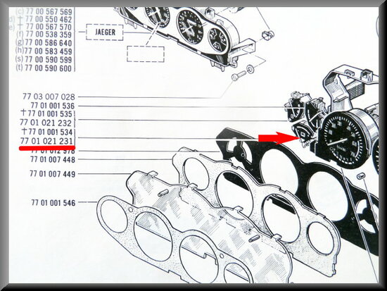 Dashboard meter accuspanning R16TX