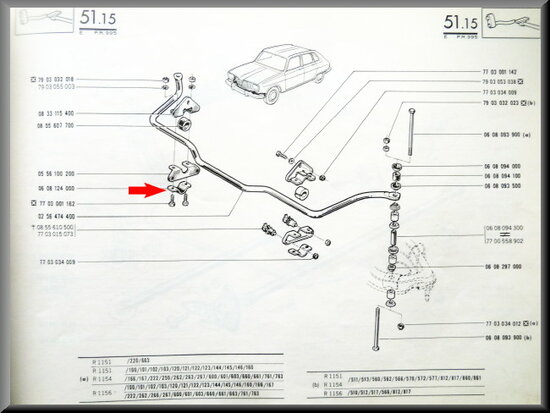 Lower bracket anti roll bar.