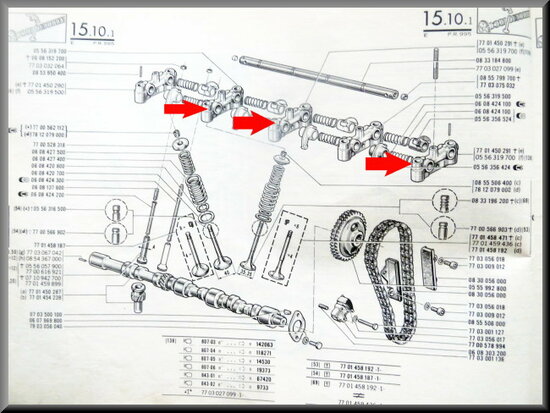 Steun tuimelaaras R16 TS-TX (zonder boring).