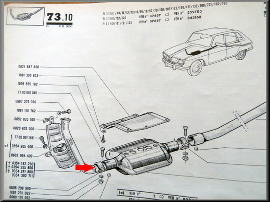 Exhaust clamp R16 L-TL