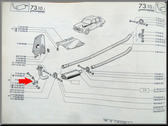 Uitlaatklem R16 TS