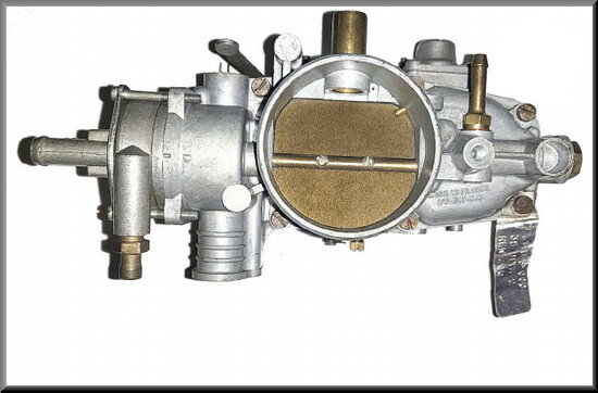 Carburettor R16 L with hand choke, Solex DITA 2 (Excl: 150 euro in exchange).