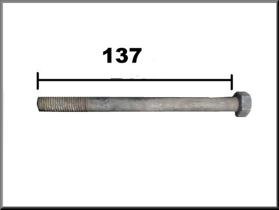 Cilinderkop bout R16 L-TL ,137 mm.