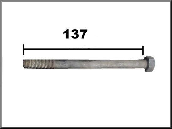 Cylinder head bolt R16 L-TL ,137 mm.