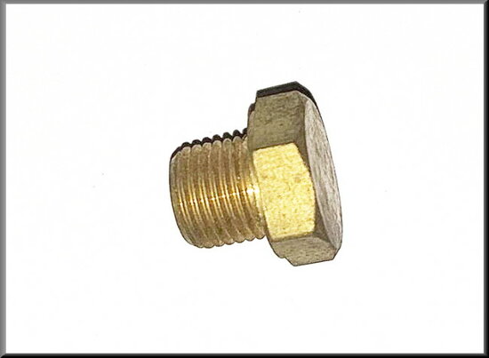 Radiator drain screw.