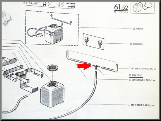 T-piece wiper line.