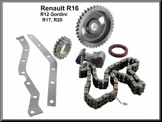 Distribution chain and tensioner set.