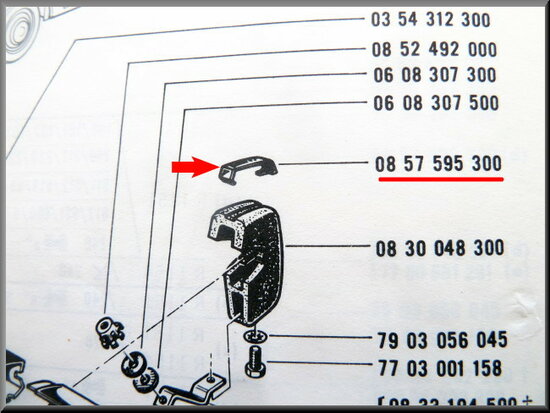 Sierstrip bumperbuffer achterzijde links en rechts.