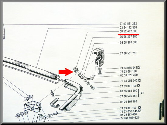 Cage nut M8 (frame plastic)