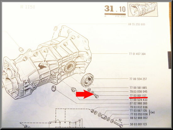 Bout M8x15 (geel gepassiveerd)