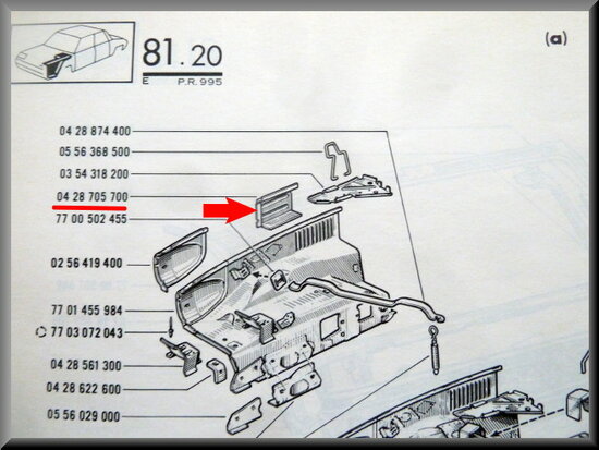 Right wing attachment.