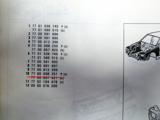 R14 Headlight housing right (New Old Stock).