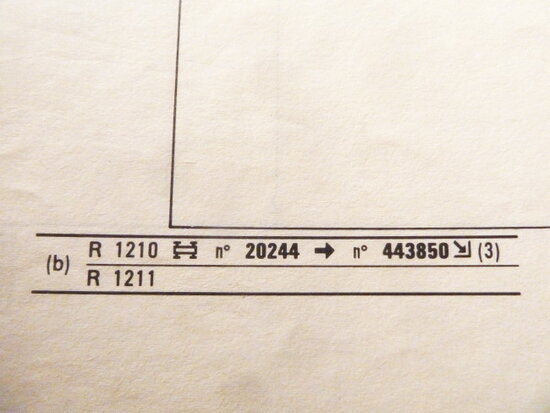 R14 Voorscherm links (New Old Stock), eerste type.