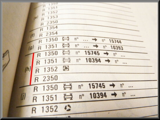 R18 Traverse d'auvent (New Old Stock).