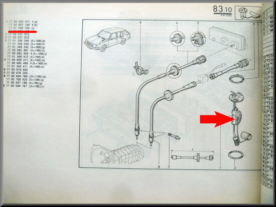 R18 Flottant réservoir essence (New Old Stock)