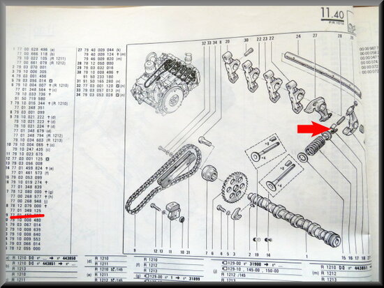 Valve collet (2 pieces) R14.