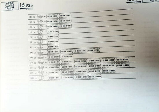 Choke membrane 32DAR.