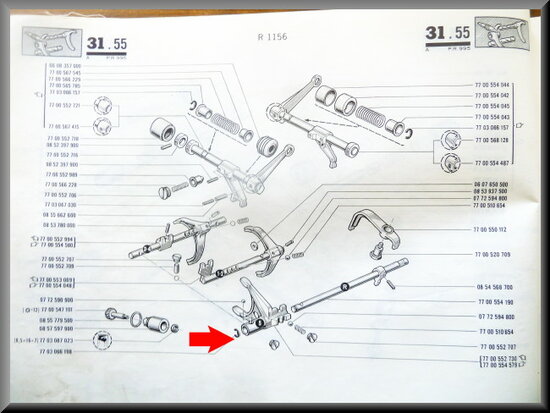 Lock ring 5th gear.