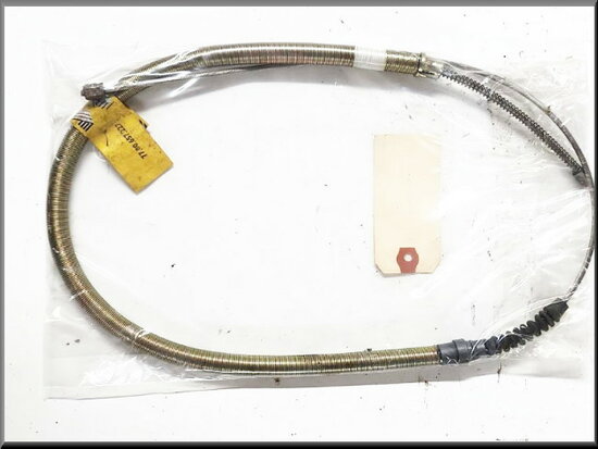 R18 Handbrake cable rear left (New Old Stock).