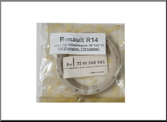 R14 Crankshaft seal 78x100x10 mm (New Old Stock).