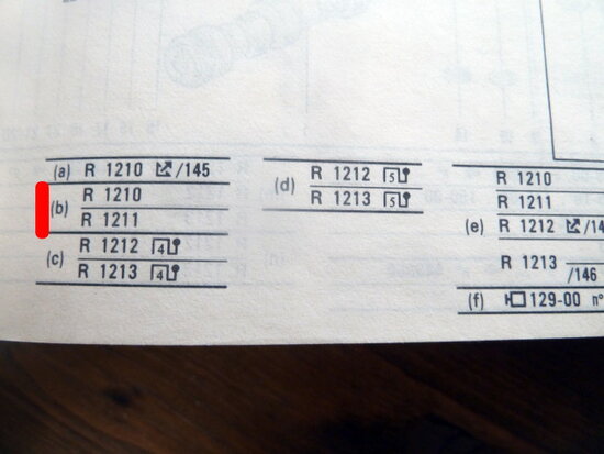 R14 Pakking distributiedeksel (New Old Stock).