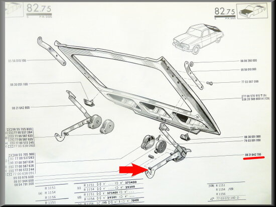 Tailgate hinge left.