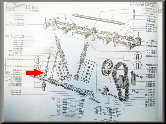 Valve tappet 12mm.