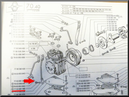 Bolt M8x20 (yellow passivated)