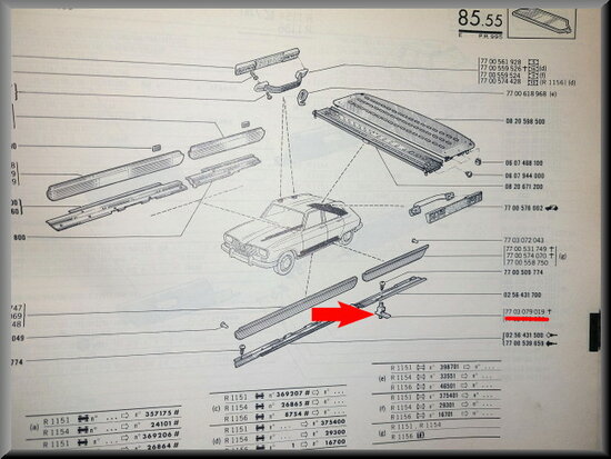 Clip side member.