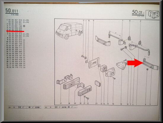 Master Door mechanism (New Old Stock).