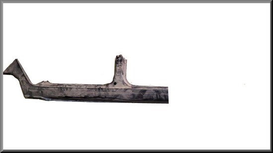 Kokerbalk rechts met A-B-C stijl delen.