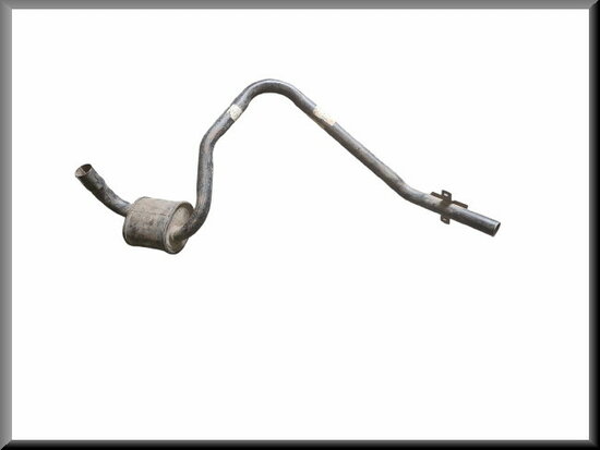 R6 Exhaust pipe with silencer and half length pipe (New Old Stock).