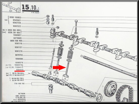 Inlaat klep (35 mm-102,9mm-8mm) R16 L-TL.
