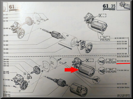 Ruitenwisser motor R16 1150.