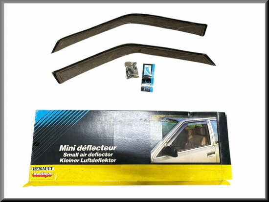 R25: Zijwindscherm set met bevestiging (New Old Stock).
