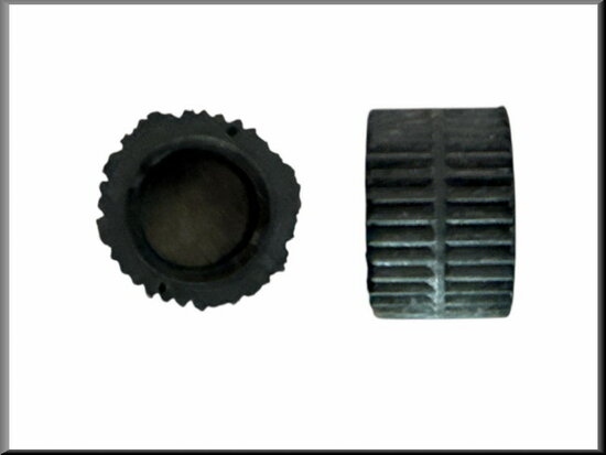 R4: Schakelpook rubber (New Old Stock).