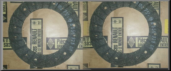 Voering koppelingsplaat (set van 2).