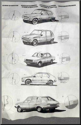 R14: Zijbescherming carrosserie (New Old Stock).